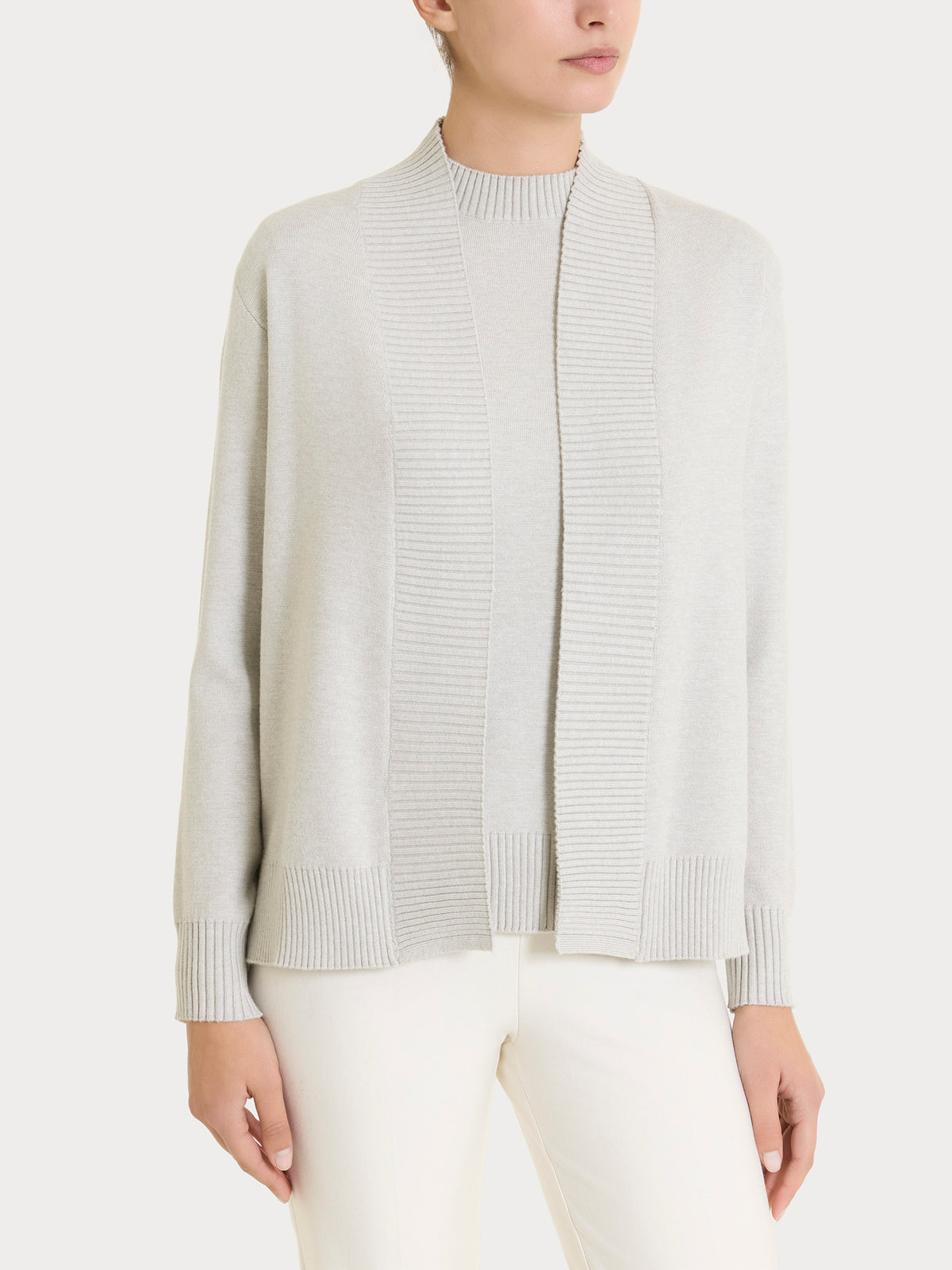 Cardigan aperto in Super Soft  Bianchi Donna - Ragno