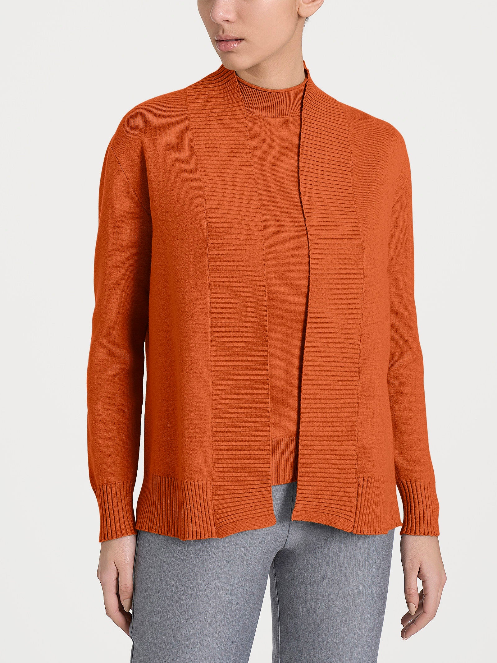 Cardigan aperto in Super Soft  Arancioni Donna - Ragno