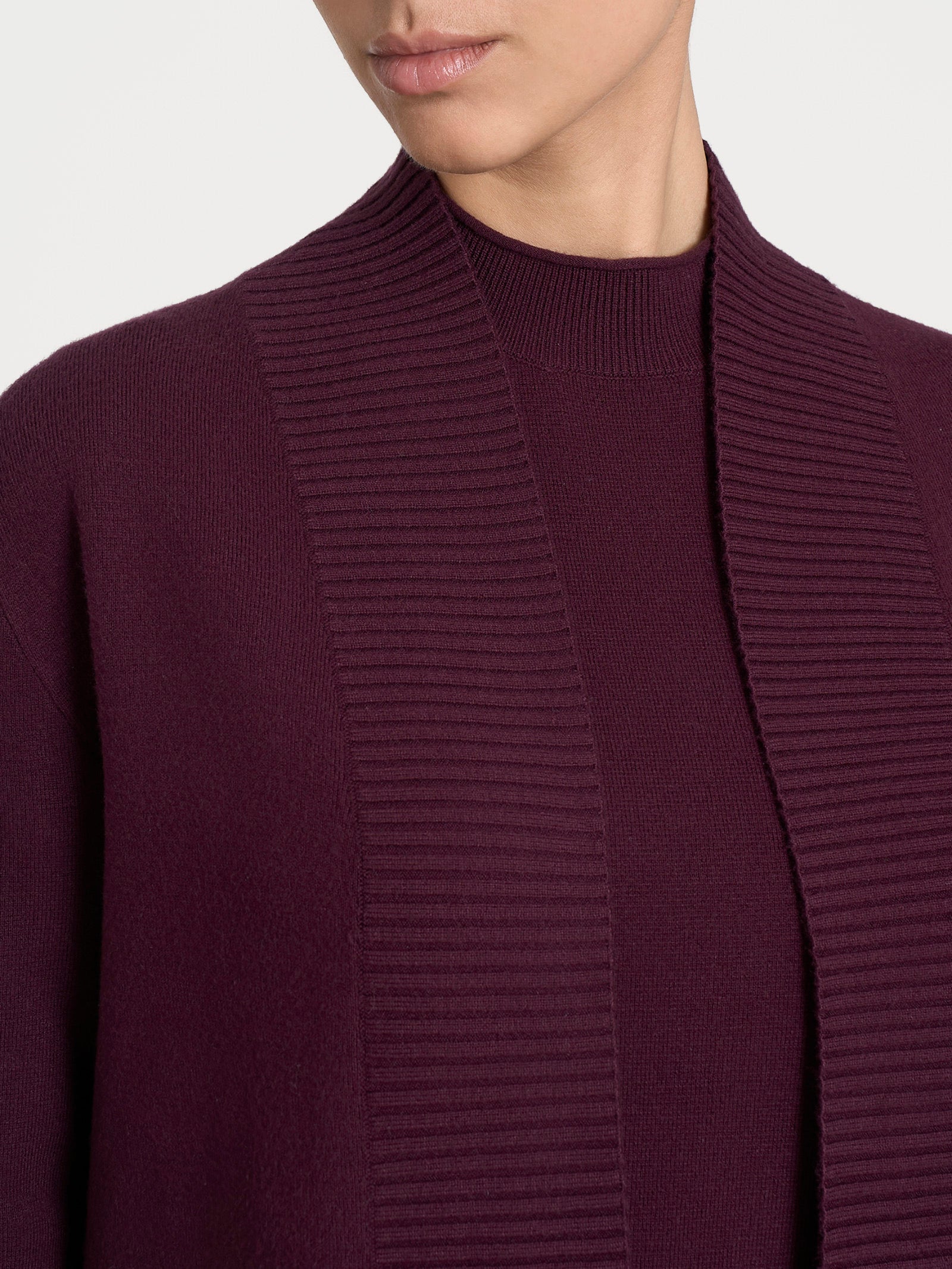 Cardigan aperto in Super Soft  Viola Donna - Ragno