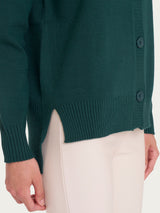 Cardigan aperto con bottoni in super soft -  - Ragno