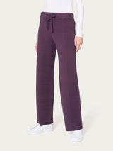 Pantalone ampio in Super Soft Viola Donna - Ragno