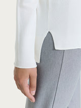 Maglia asimmetrica con girocollo Four Seasons Bianchi Donna - Ragno