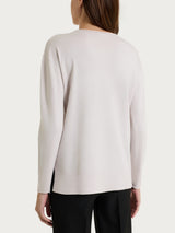 Maglia asimmetrica con girocollo Four Seasons Viola Donna - Ragno