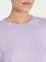 Maglia asimmetrica con girocollo Four Seasons Rosa Donna - Ragno