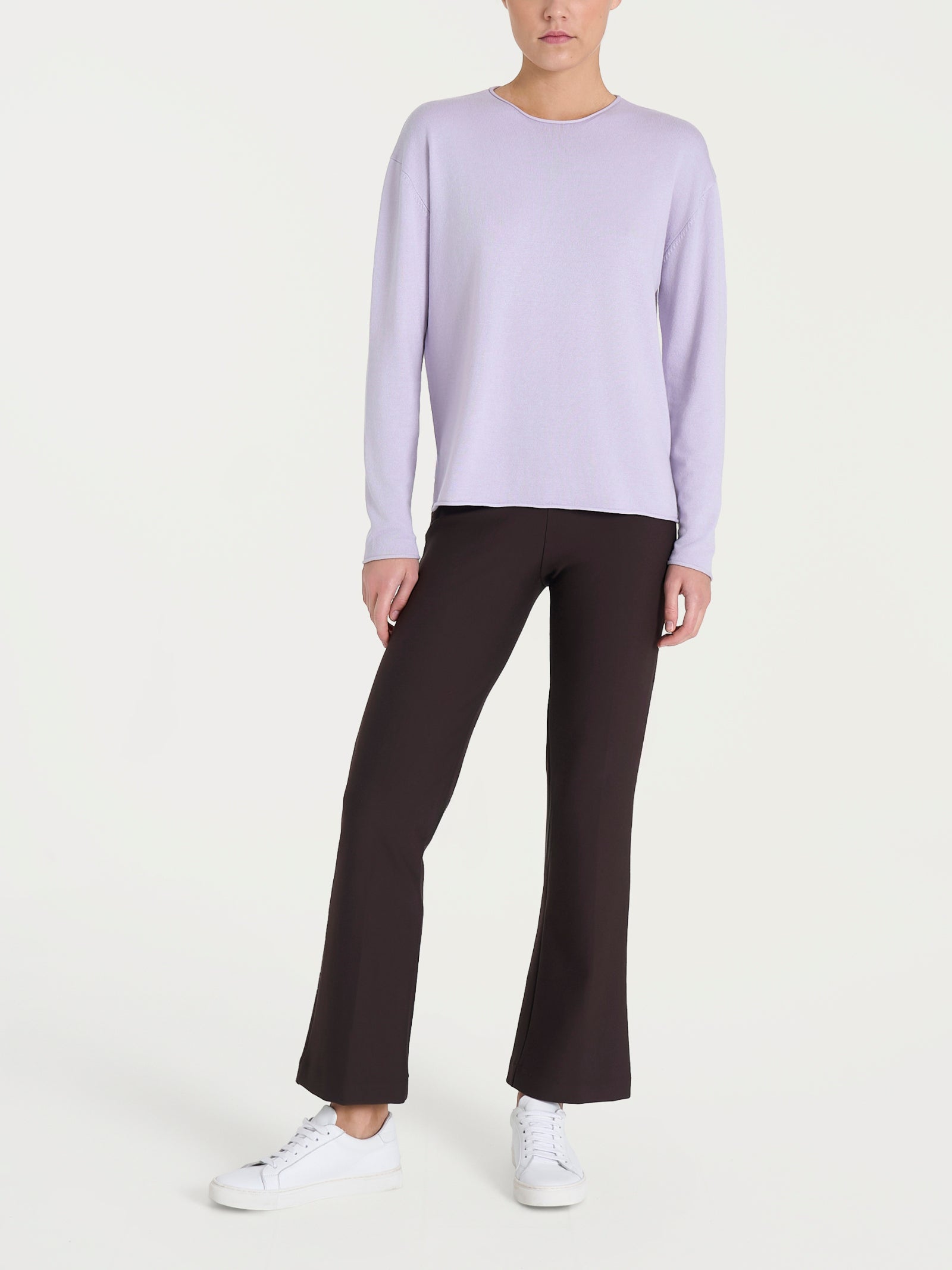 Maglia asimmetrica con girocollo Four Seasons Rosa Donna - Ragno