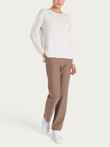Maglia asimmetrica con scollo a barchetta Four Seasons Bianchi Donna - Ragno