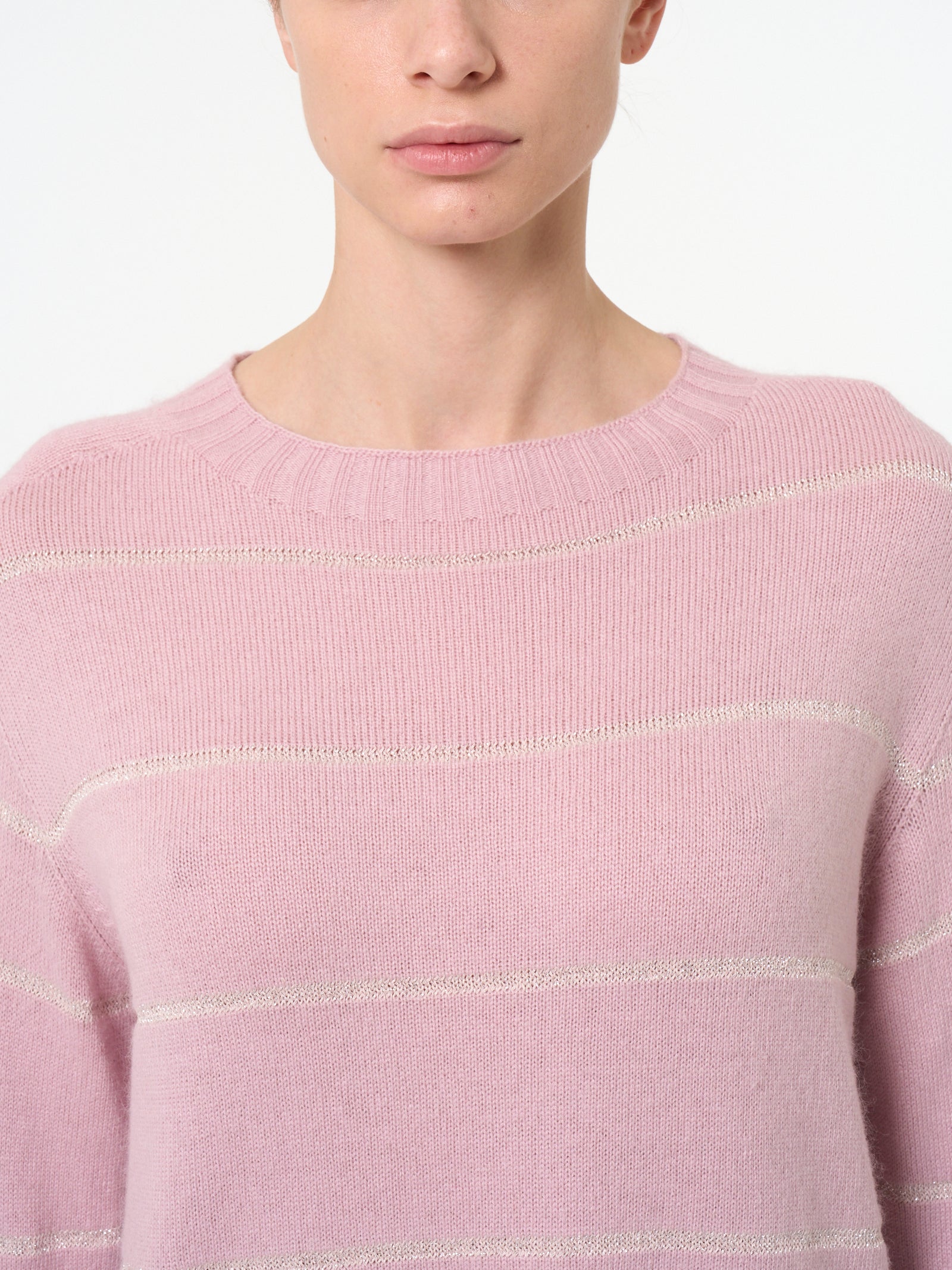 Maglia girocollo in misto angora -  - Ragno