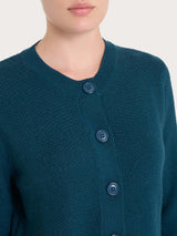 Cardigan corto con bottoni in Merino Soft -  - Ragno