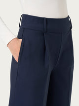 Pantalone ampio con tasche in Compact  -  - Ragno