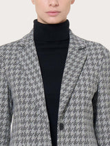 Blazer due bottoni in tessuto Eco Jacquard -  - Ragno