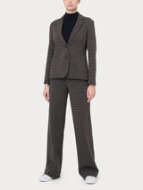 Blazer due bottoni in tessuto Eco Jacquard -  - Ragno