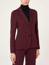 Blazer due bottoni in tessuto Eco Jacquard -  - Ragno