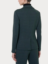 Blazer due bottoni in tessuto Eco Jacquard -  - Ragno