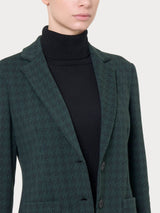 Blazer due bottoni in tessuto Eco Jacquard -  - Ragno