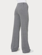 Pantalone a palazzo con tasche in tessuto Eco Jacquard -  - Ragno