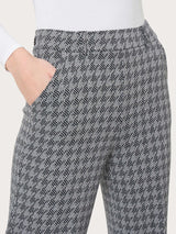 Pantalone a palazzo con tasche in tessuto Eco Jacquard -  - Ragno