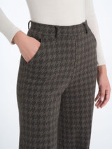 Pantalone a palazzo con tasche in tessuto Eco Jacquard -  - Ragno