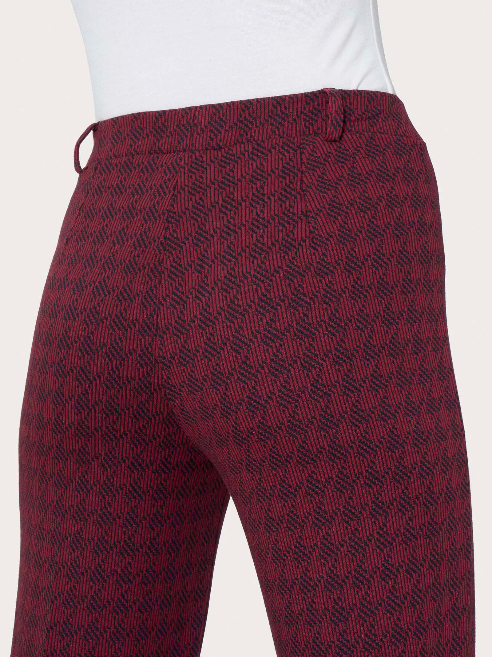 Pantalone ampio in tessuto Eco Jacquard -  - Ragno