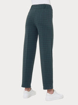 Pantalone a carota in tessuto Eco Jacquard -  - Ragno