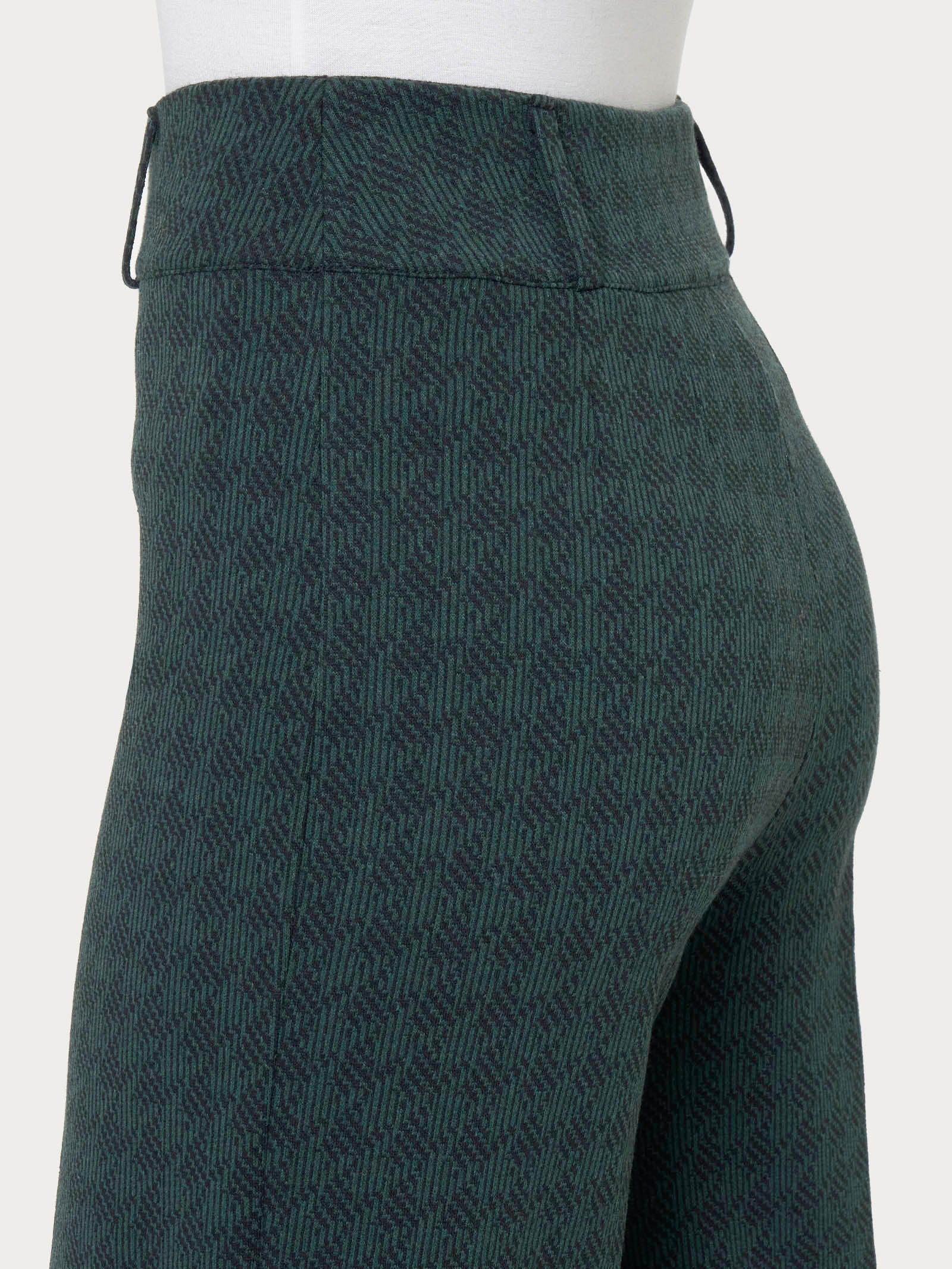 Pantalone a carota in tessuto Eco Jacquard -  - Ragno