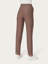 Pantalone chino con tasche in Eco Techno Fleece -  - Ragno