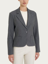 Blazer corto con 1 bottone in Compact -  - Ragno