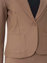 Blazer corto con 1 bottone in Compact -  - Ragno