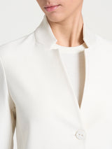 Blazer corto in Compact Bianchi Donna - Ragno