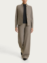 Blazer corto in Compact Grigi Donna - Ragno