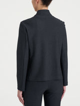 Blazer corto in Compact Neri Donna - Ragno