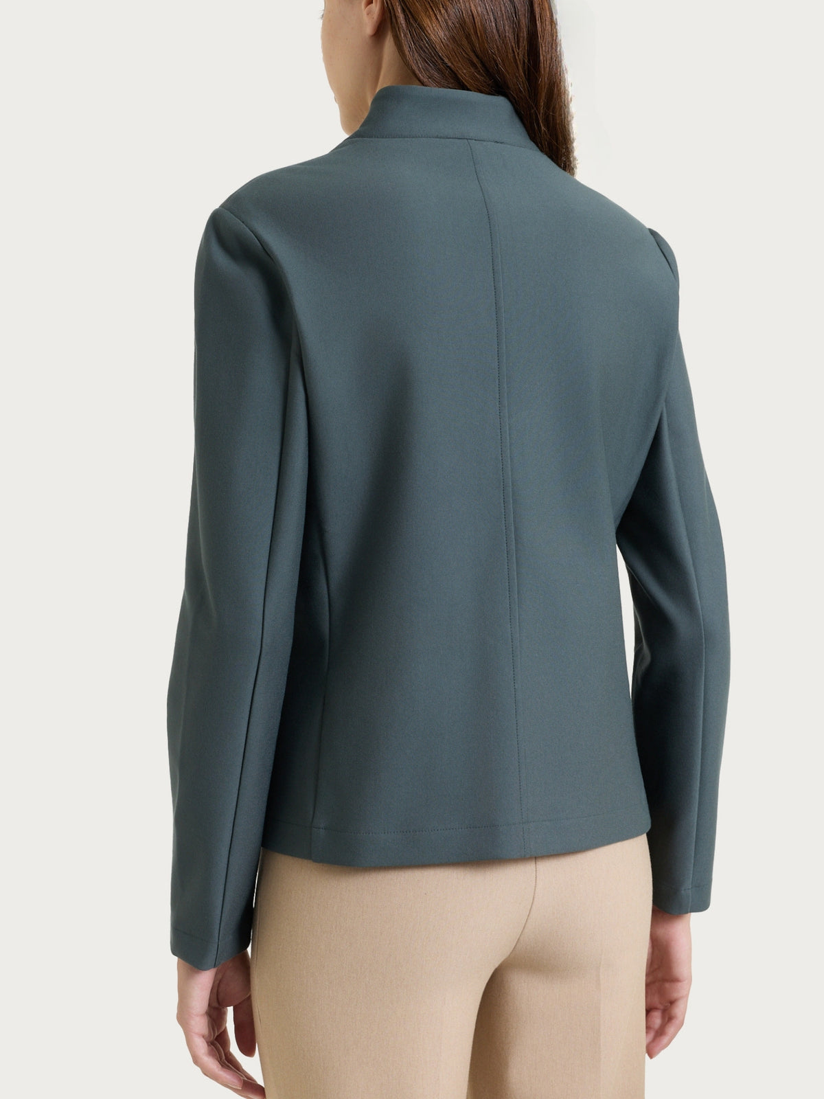 Blazer corto in Compact Grigi Donna - Ragno