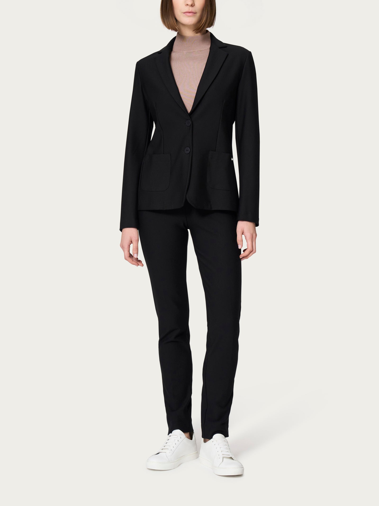 Blazer con due bottoni in Compact Neri Donna - Ragno