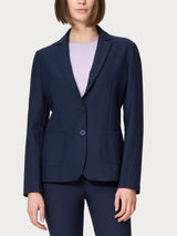 Blazer con due bottoni in Compact Blu Donna - Ragno