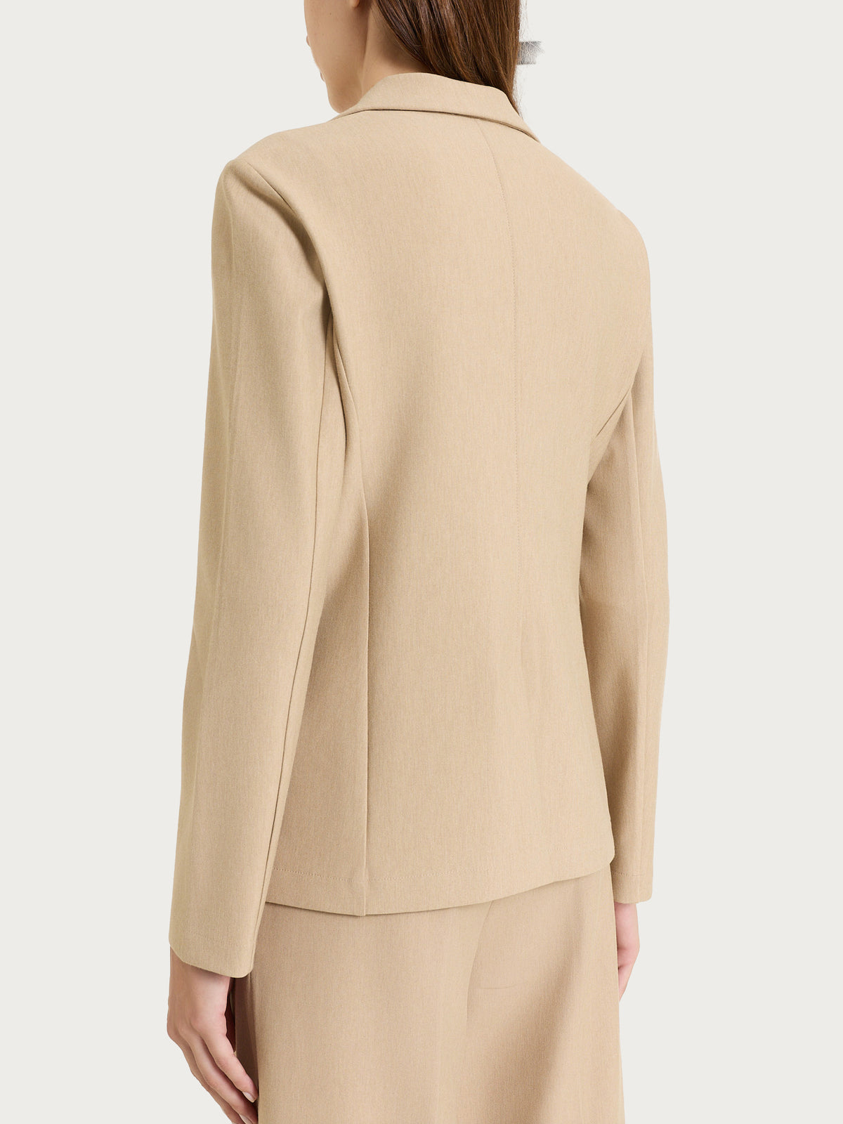 Women's Two-Button Blazer in Compact Gray - Ragno
