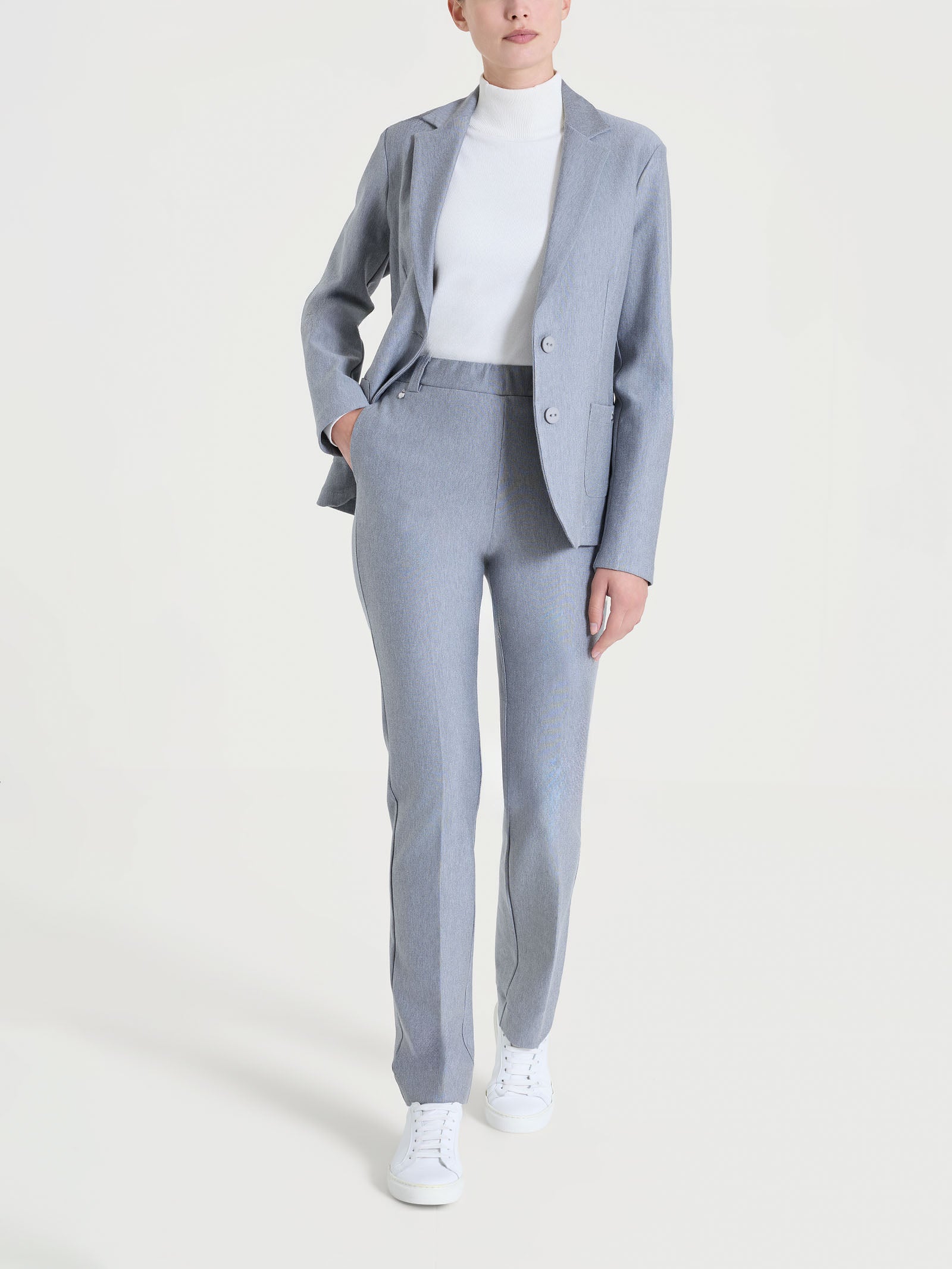 Blazer con due bottoni in Compact Neri Donna - Ragno