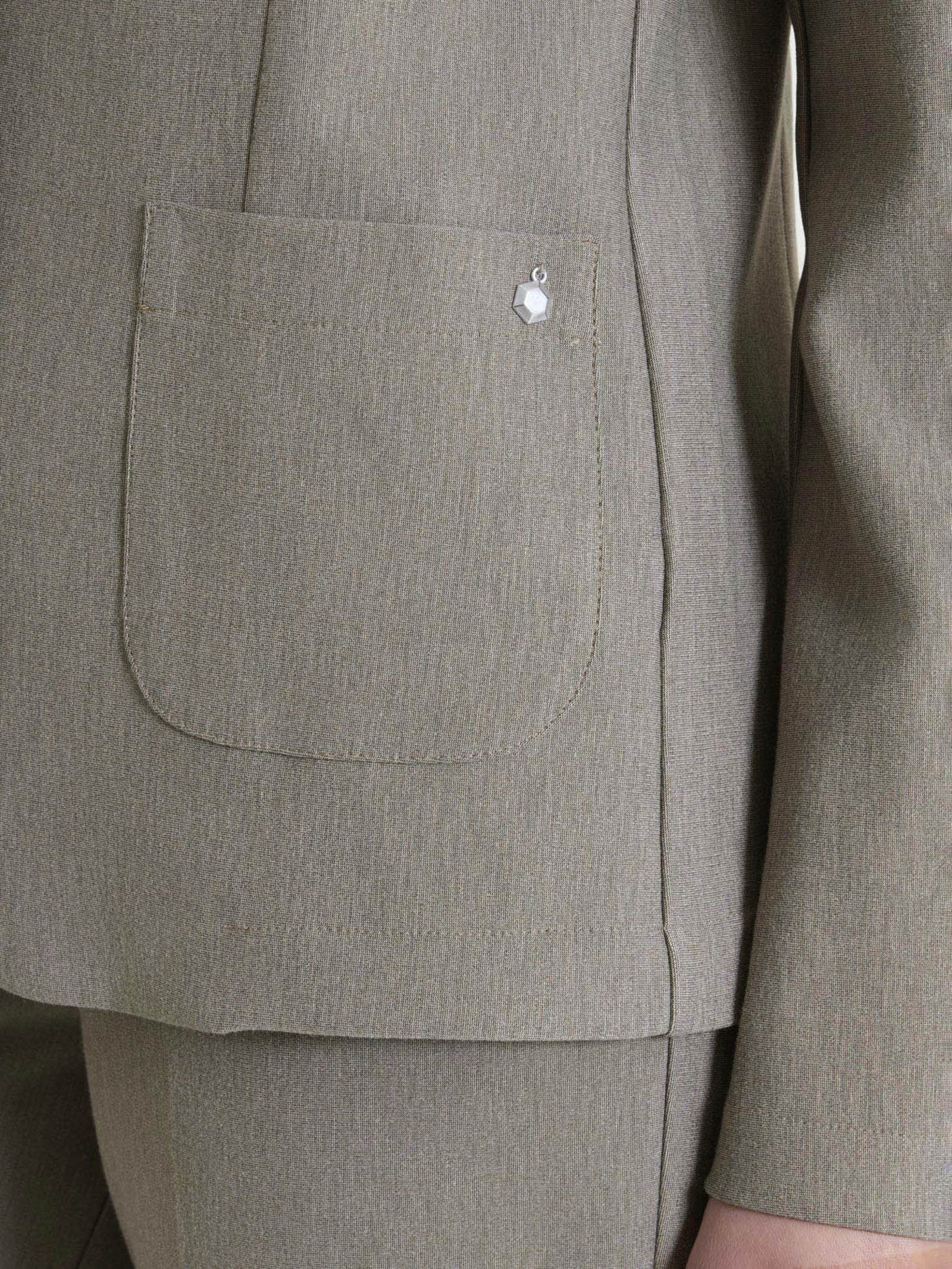 Blazer con due bottoni in Compact Grigi Donna - Ragno
