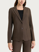 Zweiknopf-Blazer aus Compact in Braun für Damen – Ragno