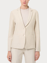 Blazer con due bottoni in Compact Bianchi Donna - Ragno