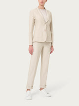 Blazer con due bottoni in Compact Bianchi Donna - Ragno