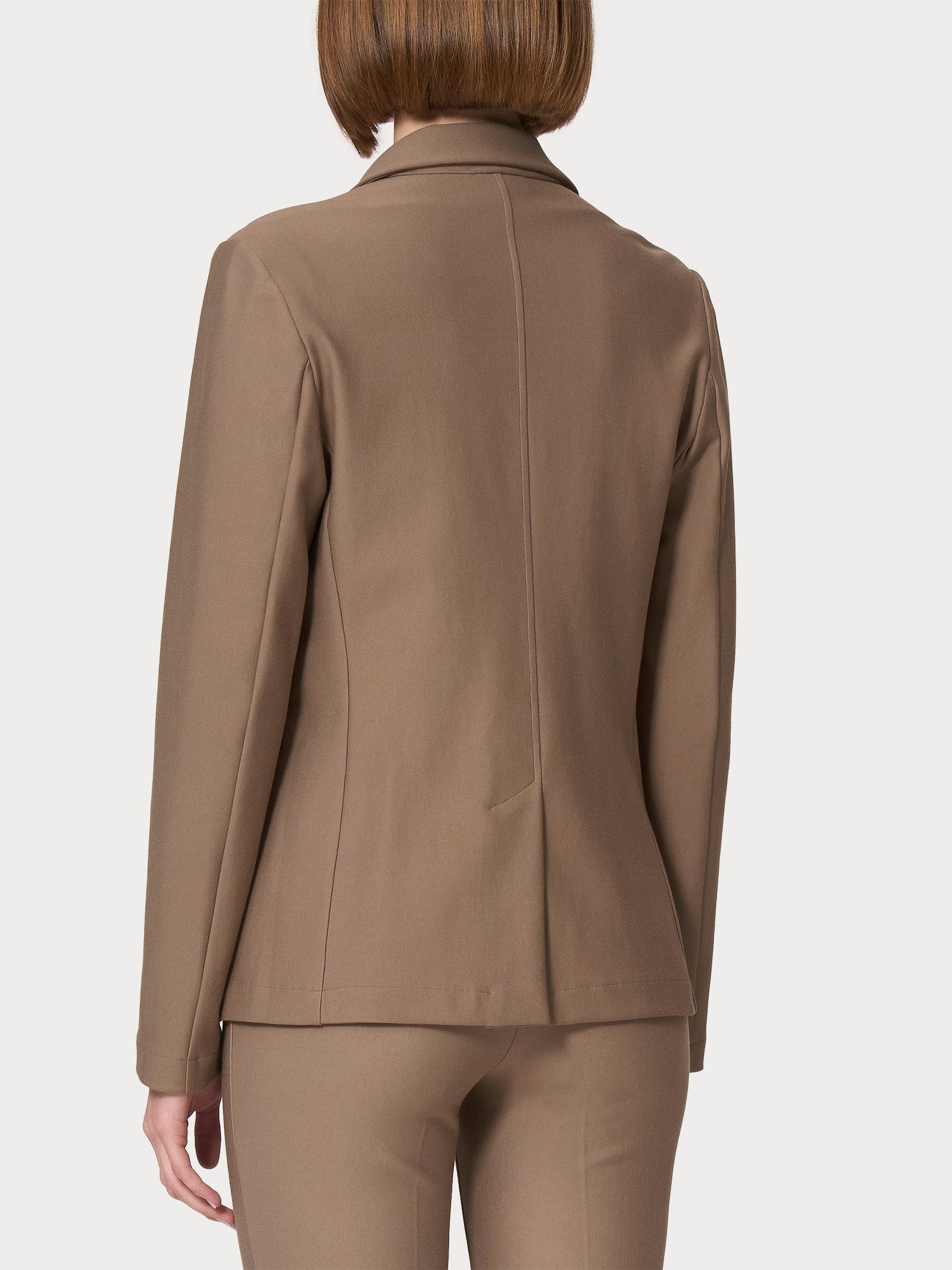 Blazer con due bottoni in Compact Marroni Donna - Ragno