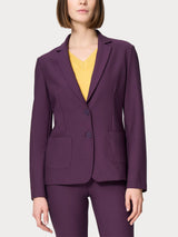 Blazer con due bottoni in Compact Viola Donna - Ragno