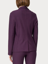 Blazer con due bottoni in Compact Viola Donna - Ragno