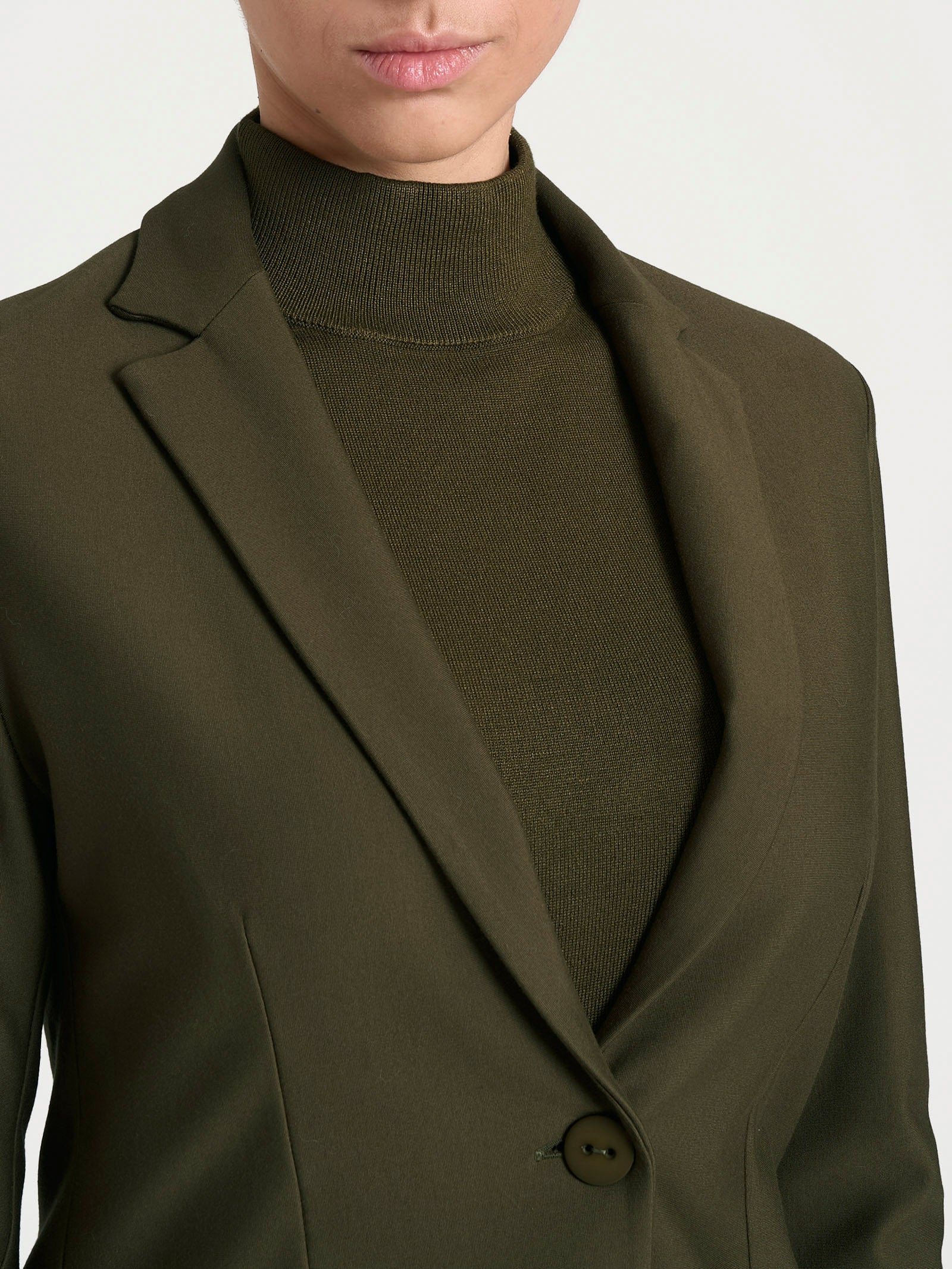 Blazer con due bottoni in Compact Verdi Donna - Ragno