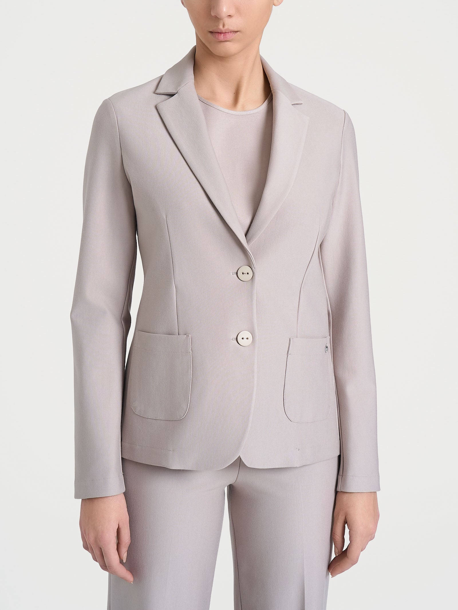 Blazer con due bottoni in Compact Grigi Donna - Ragno
