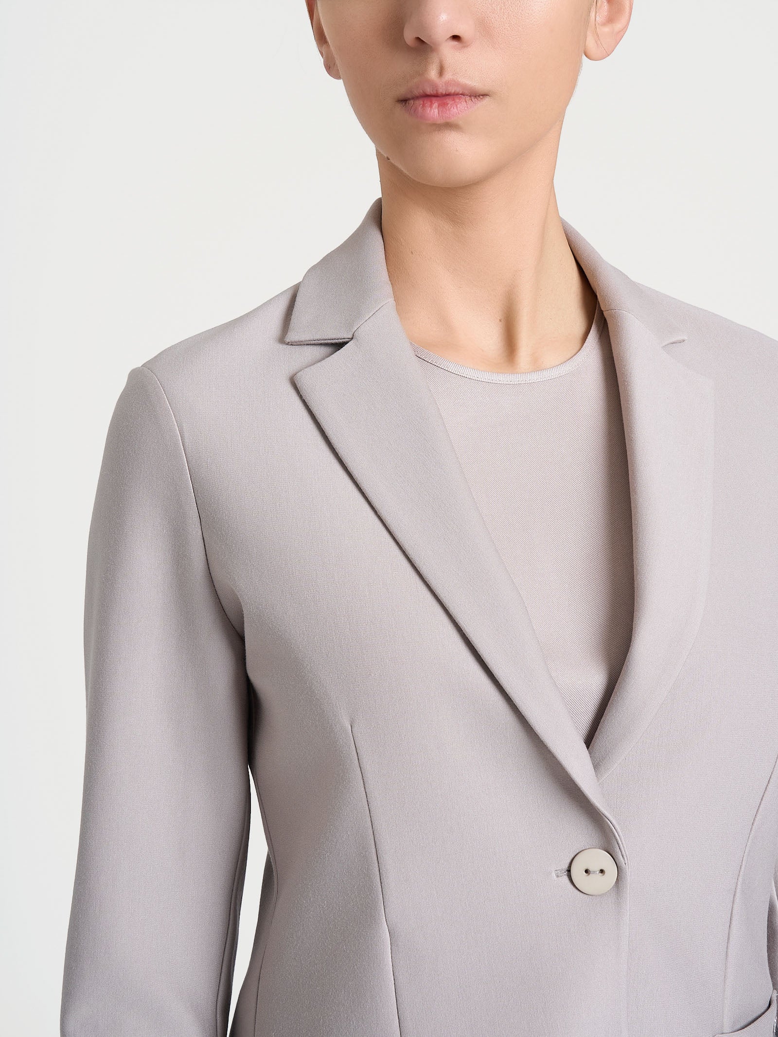 Blazer con due bottoni in Compact Grigi Donna - Ragno