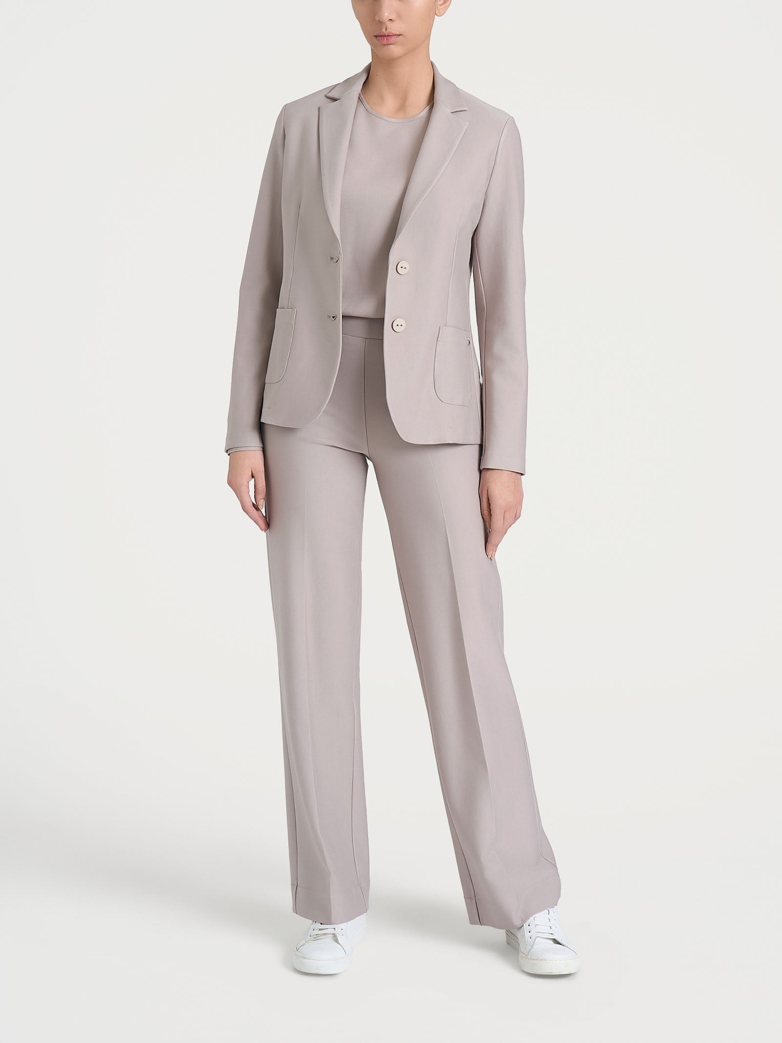 Blazer con due bottoni in Compact Grigi Donna - Ragno