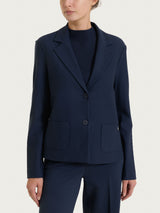 Blazer due bottoni in Compact Blu Donna - Ragno