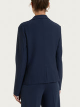 Blazer due bottoni in Compact Blu Donna - Ragno