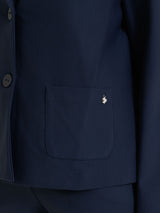 Blazer due bottoni in Compact Blu Donna - Ragno