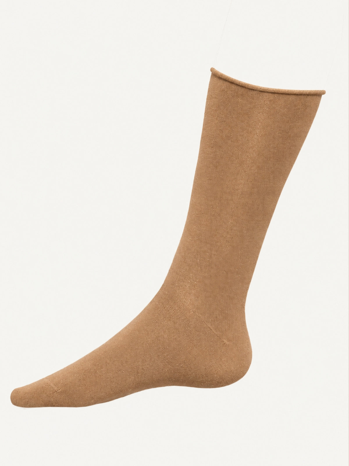Calza corta in cotone elasticizzato Marroni Donna - Ragno
